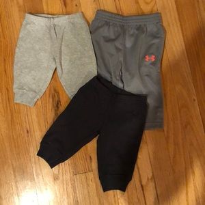 Bottoms - 12 pairs of boys sz 3-6mo sweatpants. Bottoms - 12 pairs of boys sz 3-6mo sweatpants.